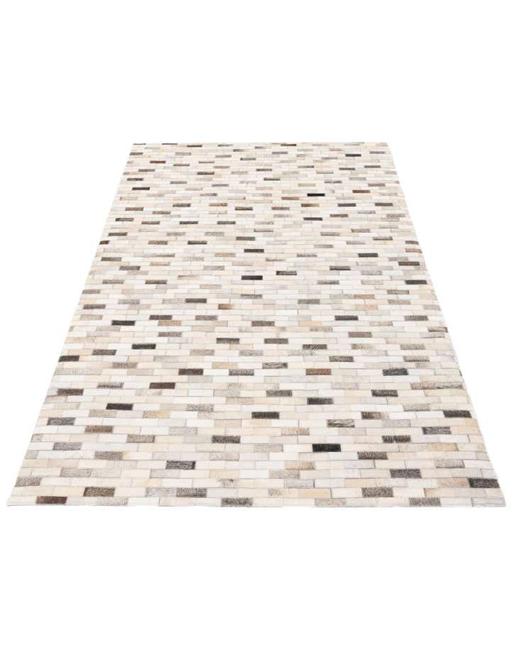 4' x 5' 11 Cowhide Stocks Rug