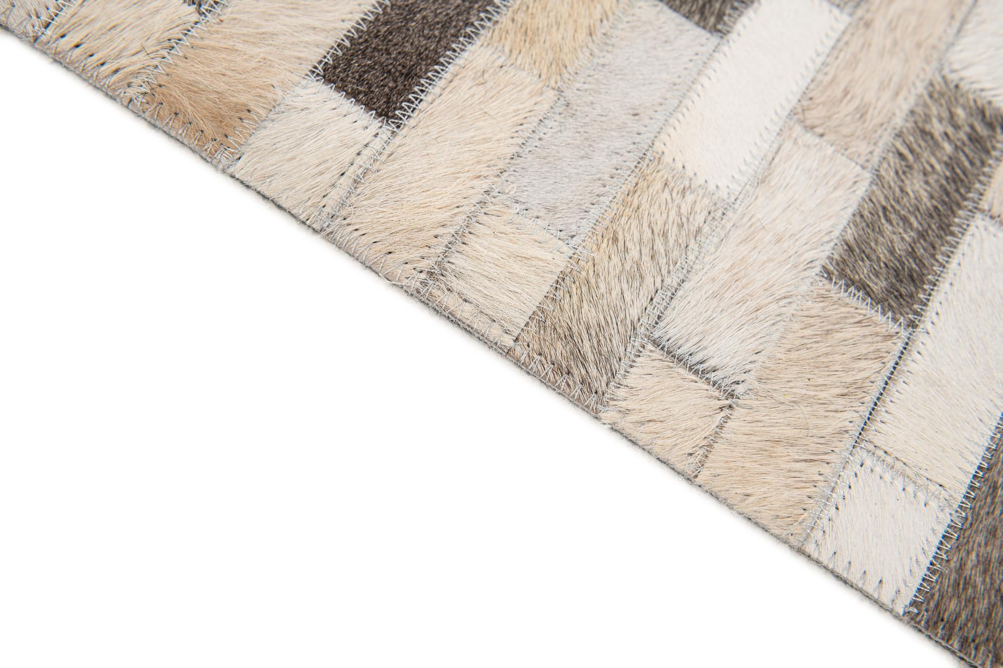 4' x 5' 11 Cowhide Stocks Rug