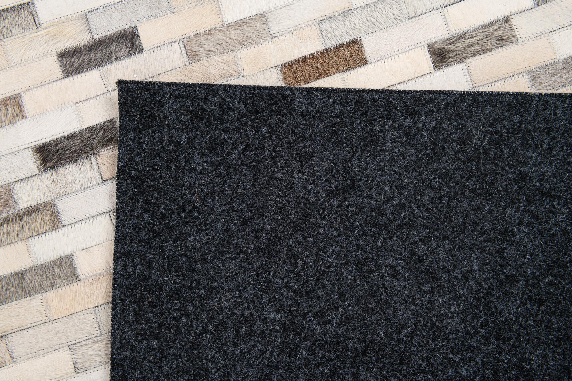 4' x 5' 11 Cowhide Stocks Rug