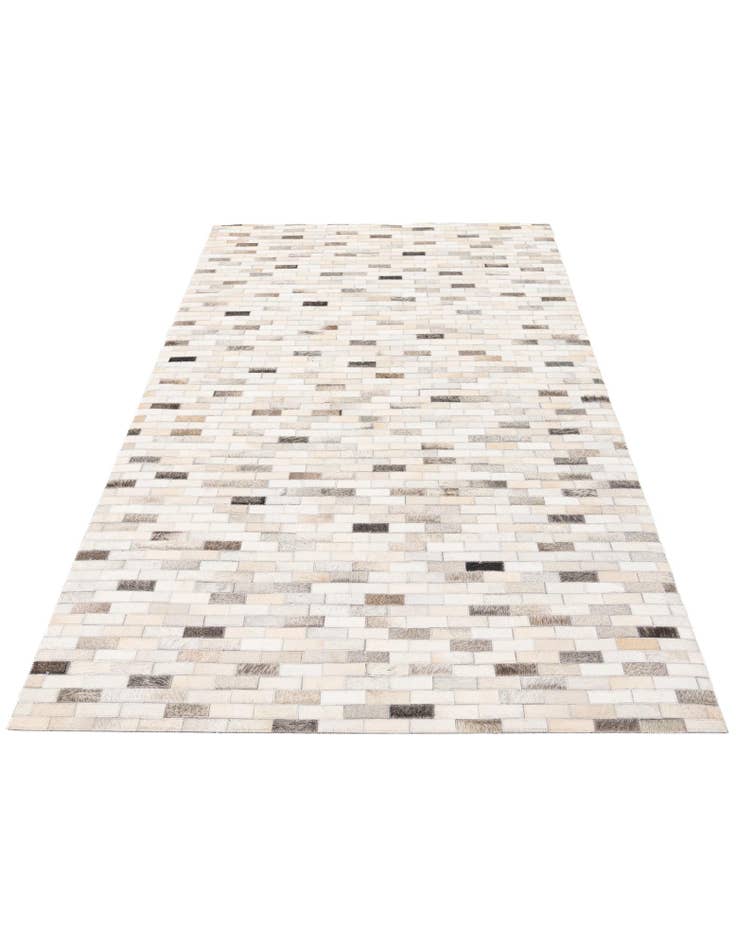 Detail image of 3' 11 x 6' 1 Cowhide Stocks Rug