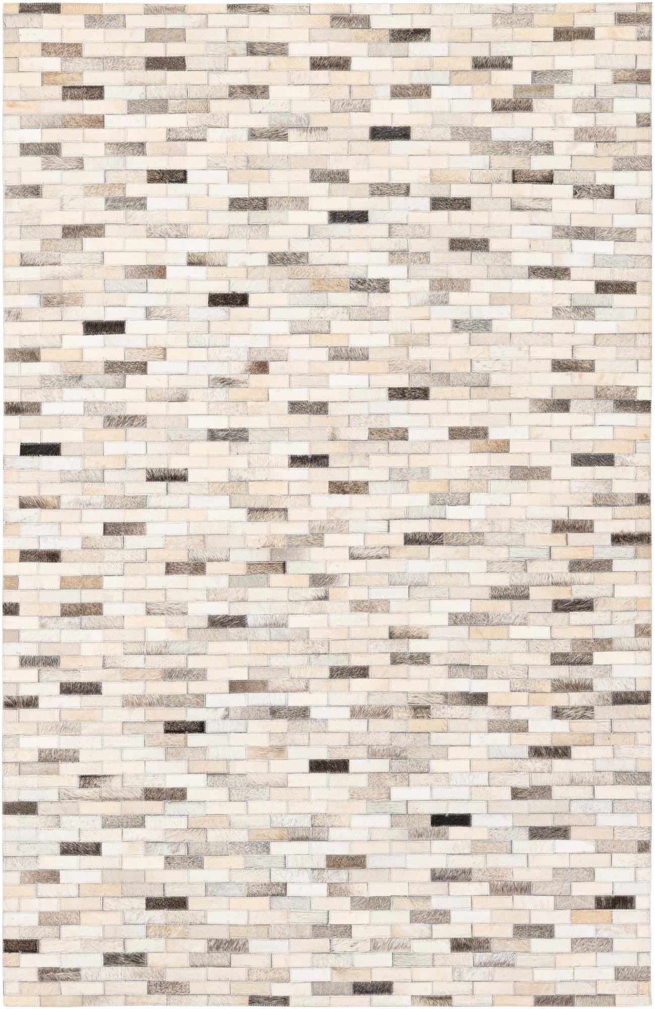 3' 11 x 6' 1 Cowhide Stocks Rug