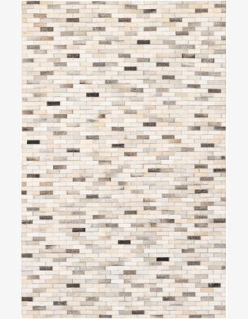 3' 11 x 6' 1 Cowhide Stocks Rug