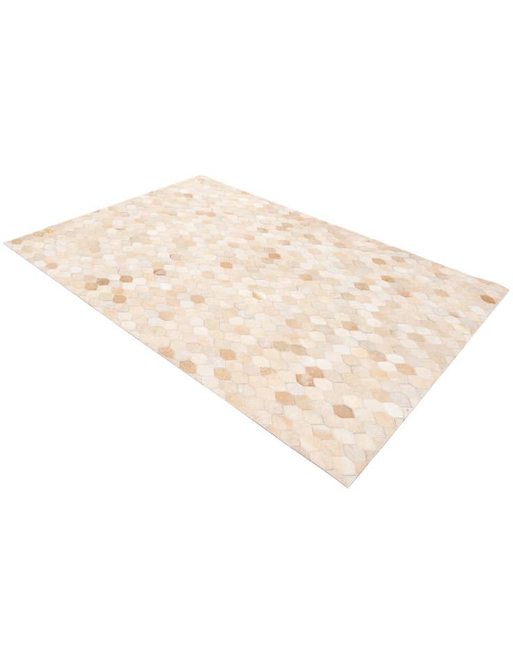 Detail image of 4' x 5' 11 Cowhide Stocks Rug