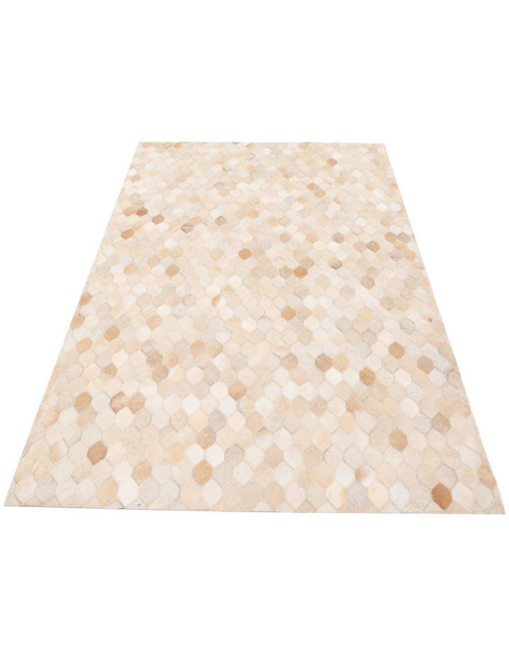 Detail image of 4' x 5' 11 Cowhide Stocks Rug