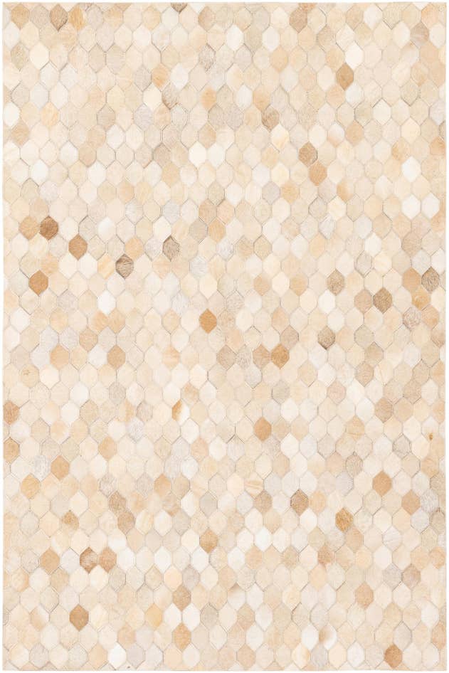 Detail image of 4' x 5' 11 Cowhide Stocks Rug