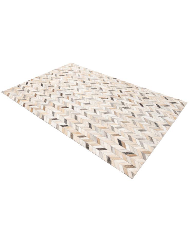Detail image of 4' x 6' Cowhide Stocks Rug
