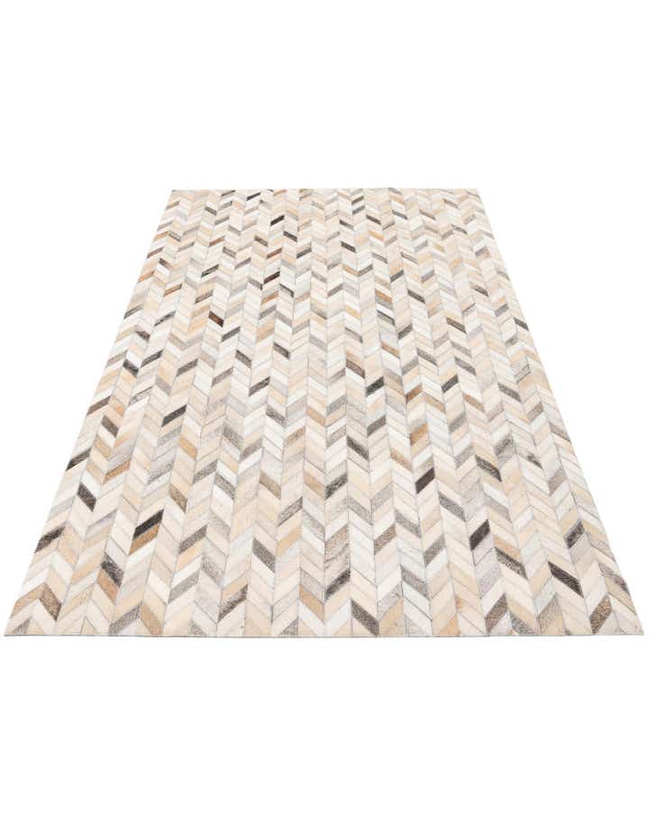 4' x 6' Cowhide Stocks Rug