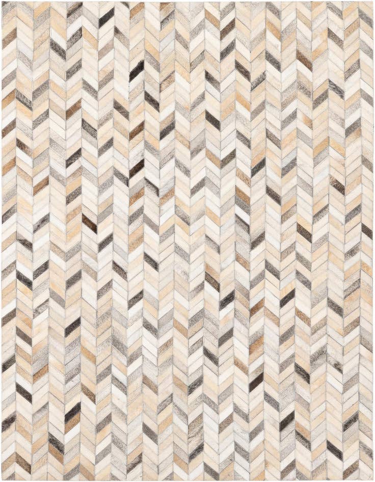 Detail image of 4' x 6' Cowhide Stocks Rug