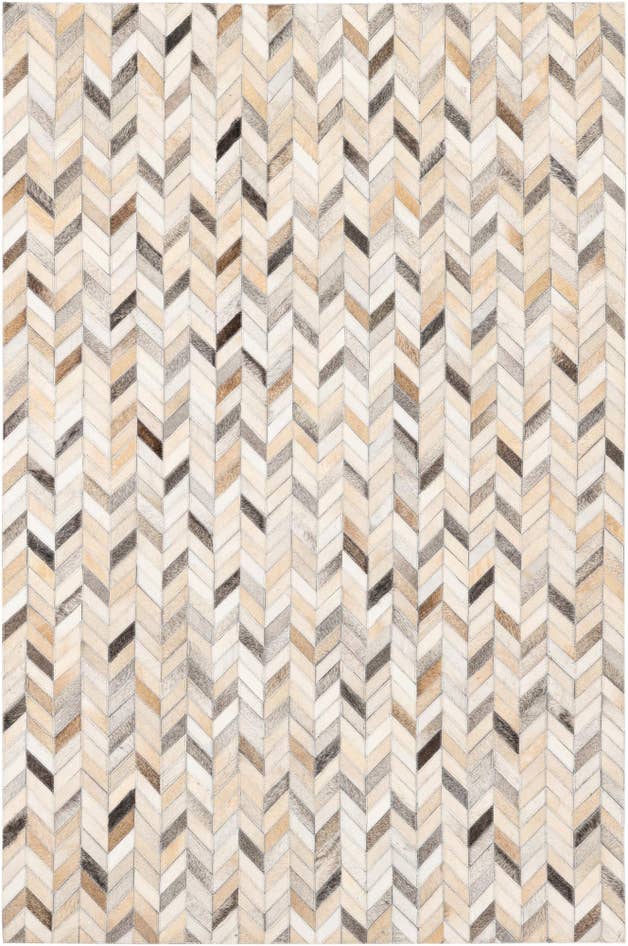 Detail image of 4' x 6' Cowhide Stocks Rug