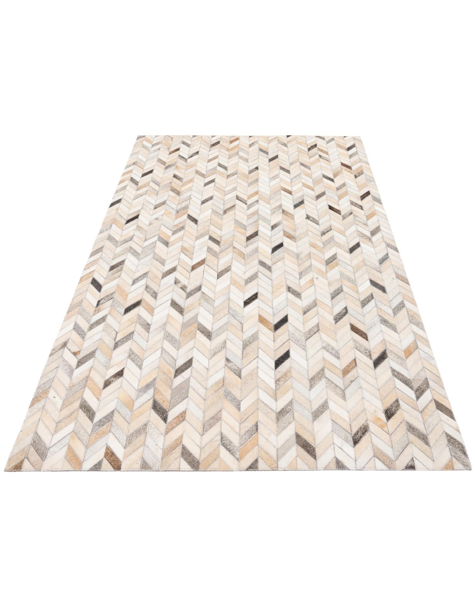 4' x 6' 1 Cowhide Stocks Rug