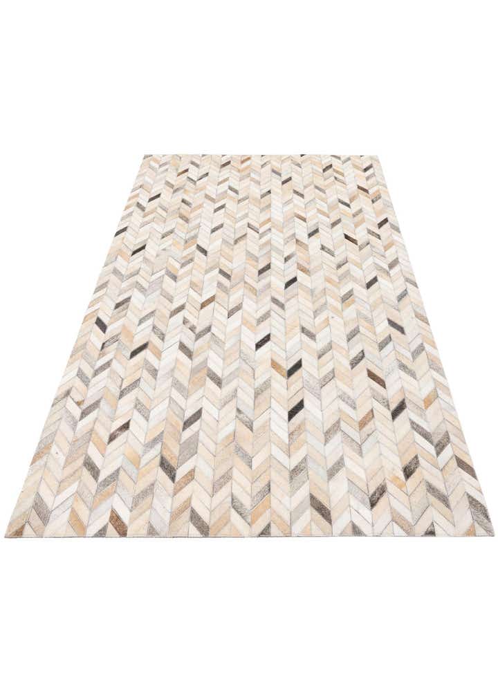 4' x 6' 1 Cowhide Stocks Rug