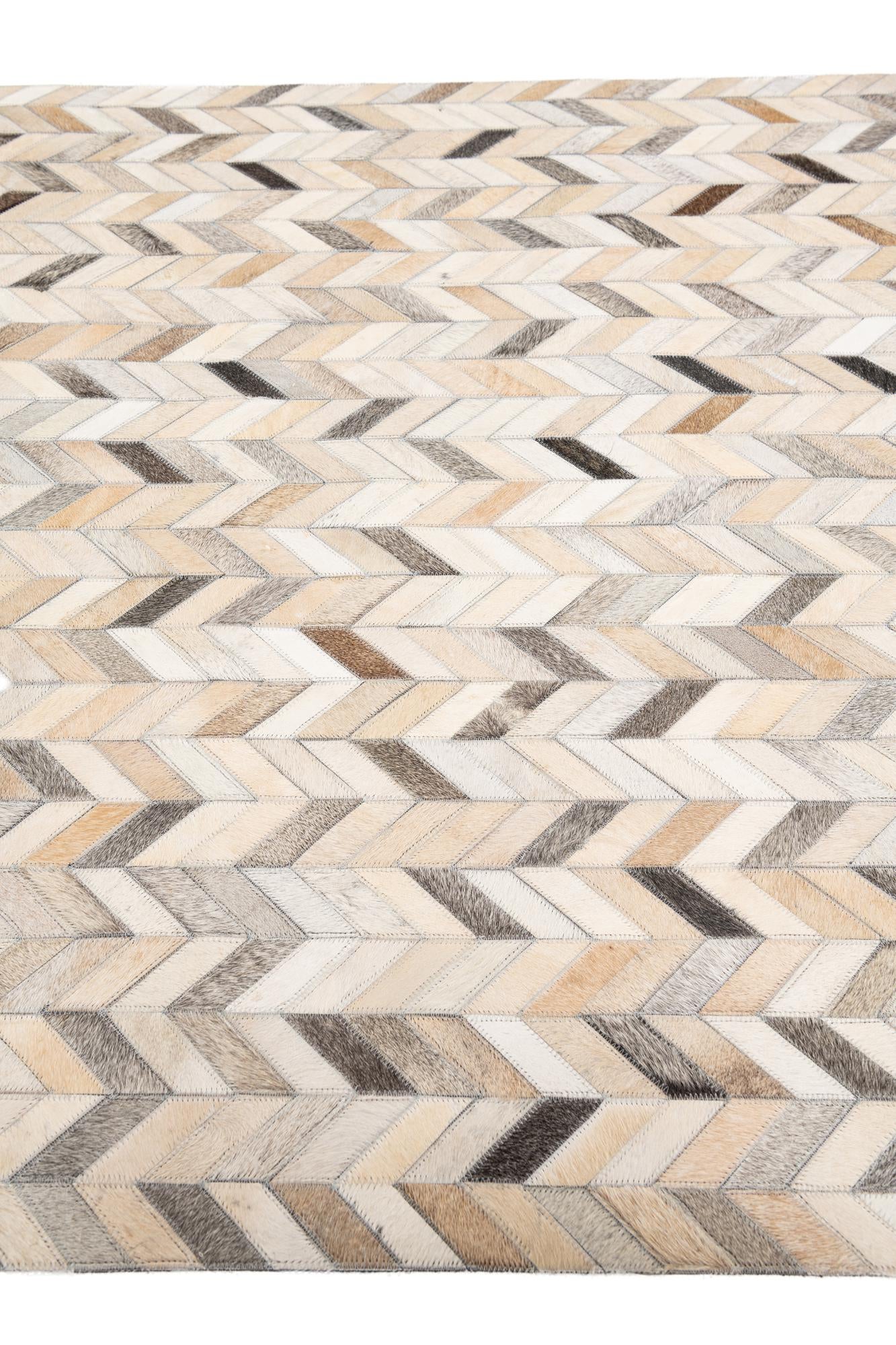 4' x 6' 1 Cowhide Stocks Rug