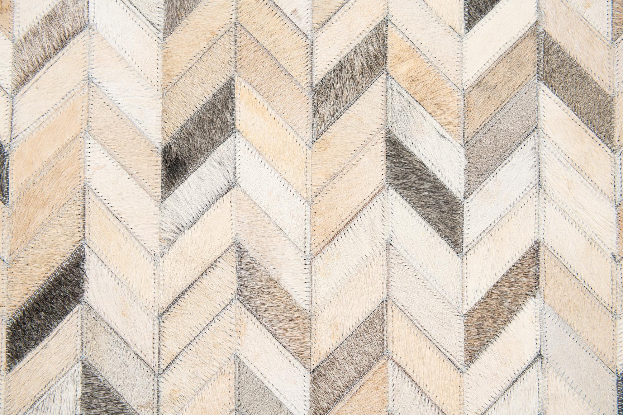 4' x 6' 1 Cowhide Stocks Rug