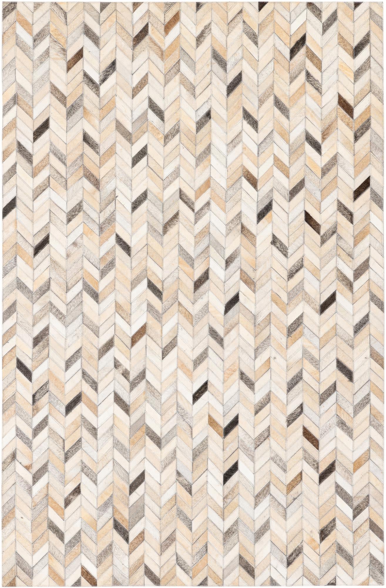 4' x 6' 1 Cowhide Stocks Rug
