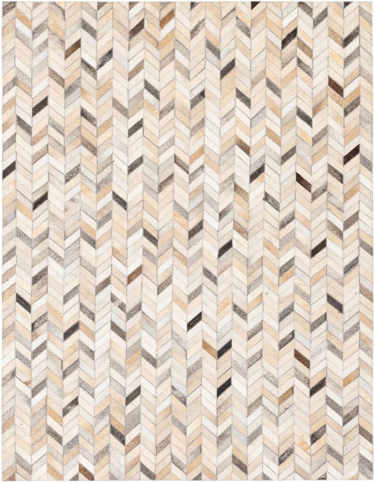 Detail image of 4' x 6' 1 Cowhide Stocks Rug