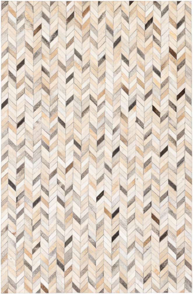 4' x 6' 1 Cowhide Stocks Rug
