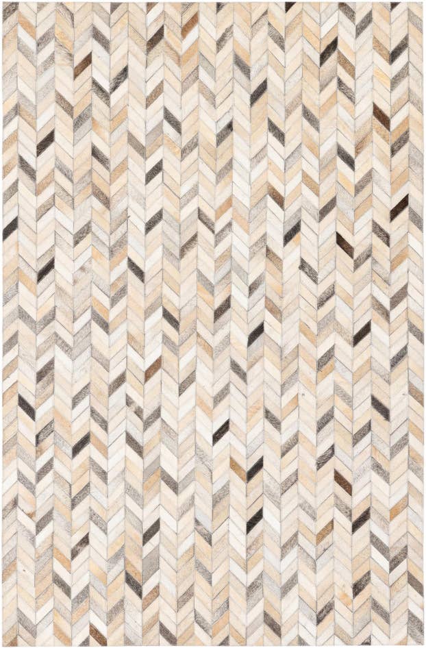 Detail image of 4' x 6' 1 Cowhide Stocks Rug