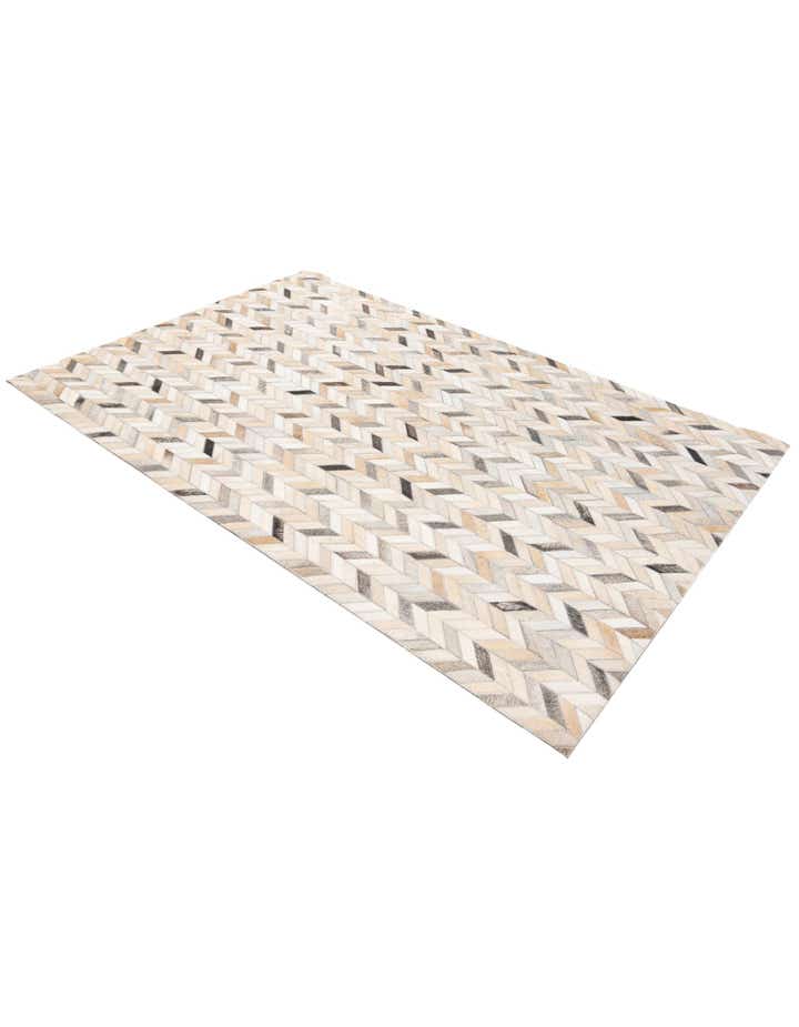 4' x 6' 1 Cowhide Stocks Rug