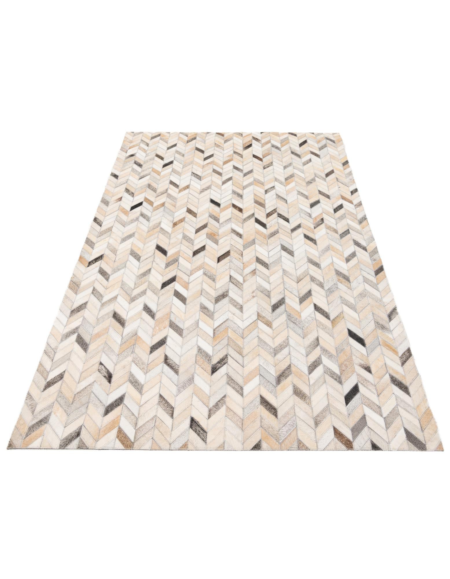 4' x 6' 1 Cowhide Stocks Rug