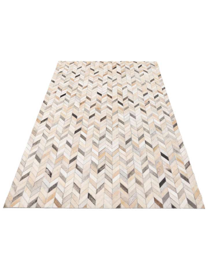 4' x 6' 1 Cowhide Stocks Rug