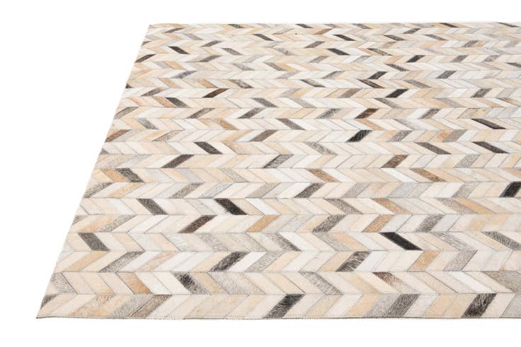 Detail image of 4' x 6' 1 Cowhide Stocks Rug