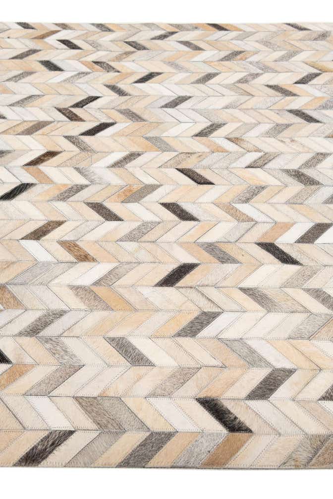 4' x 6' 1 Cowhide Stocks Rug