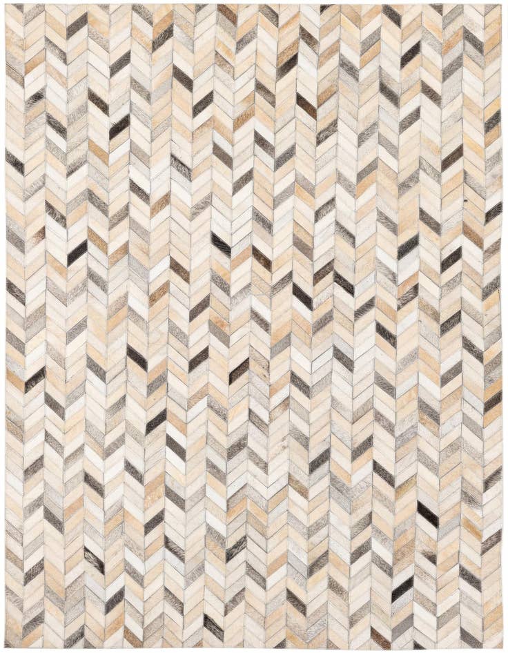 Detail image of 4' x 6' 1 Cowhide Stocks Rug