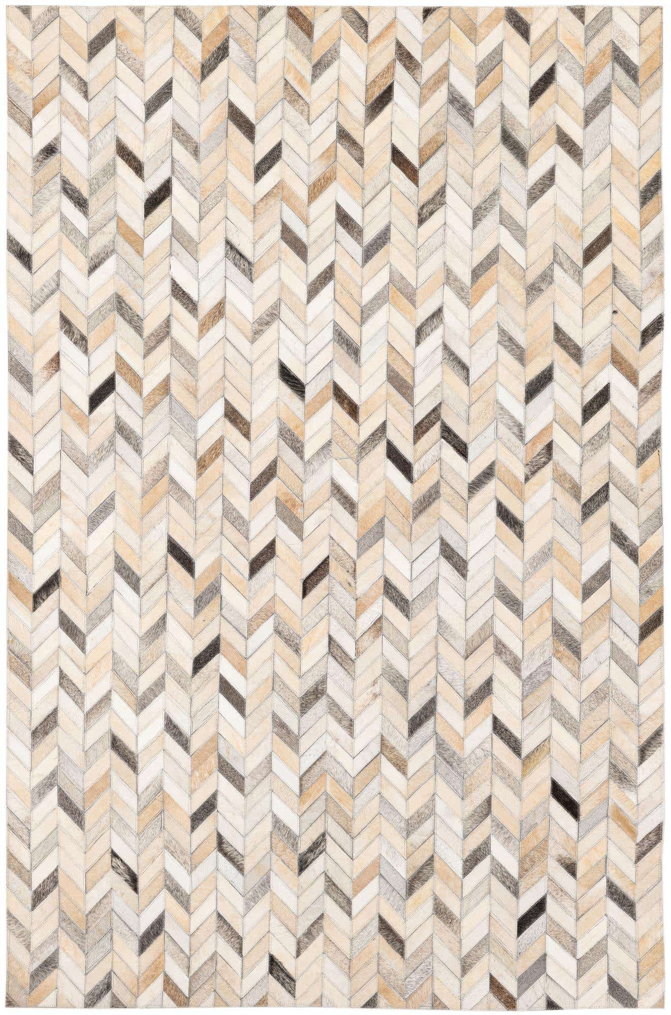 4' x 6' 1 Cowhide Stocks Rug