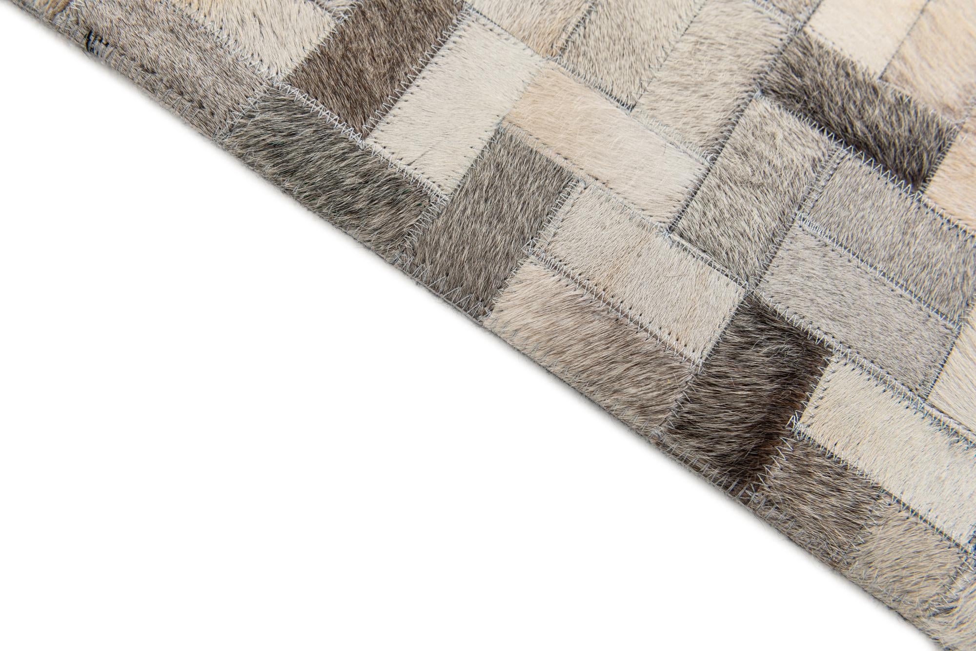 4' 1 x 5' 10 Cowhide Stocks Rug
