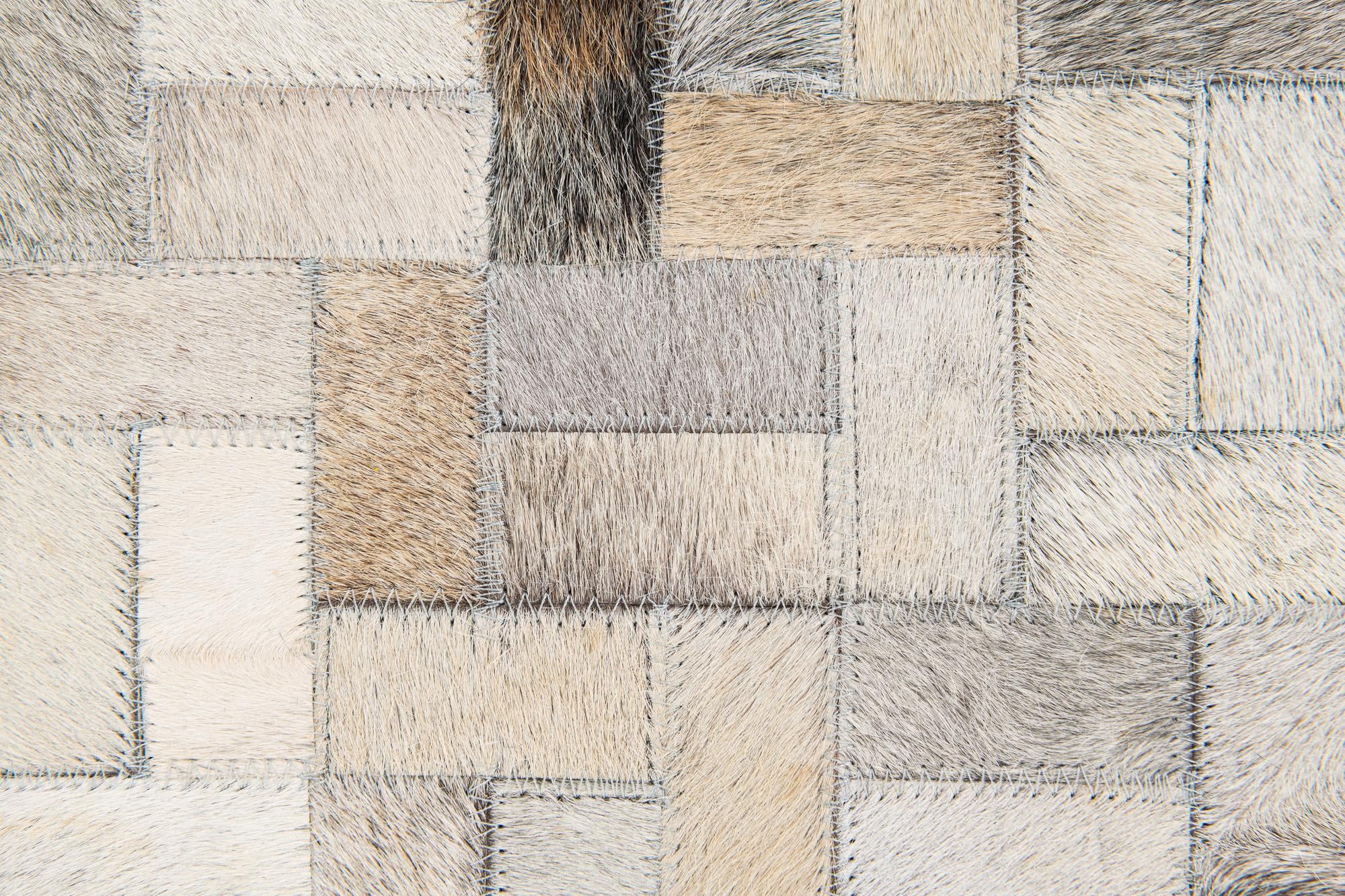 4' 1 x 5' 10 Cowhide Stocks Rug