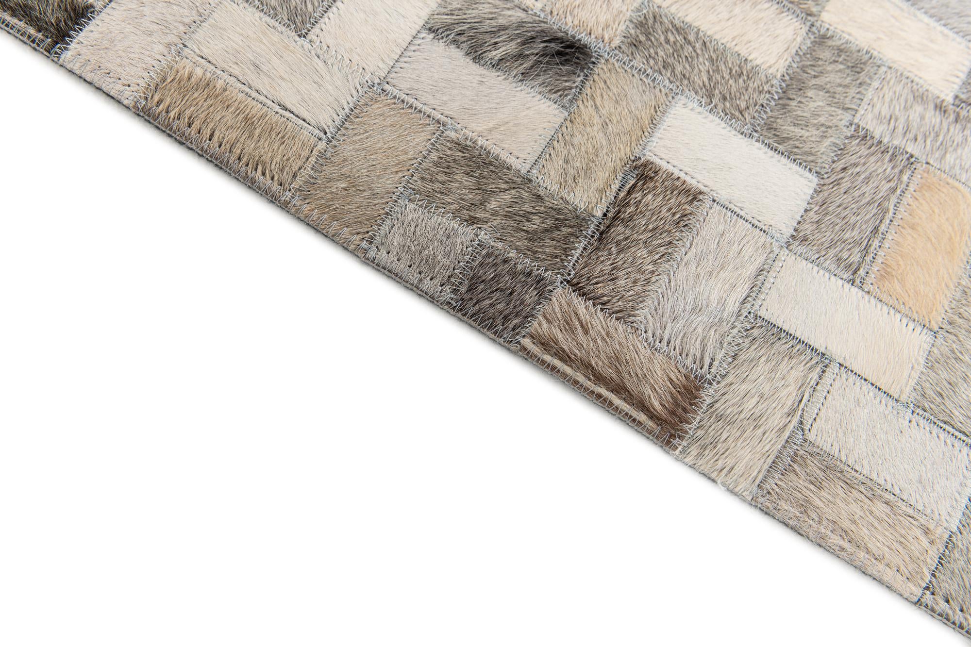 4' 1 x 6' 1 Cowhide Stocks Rug