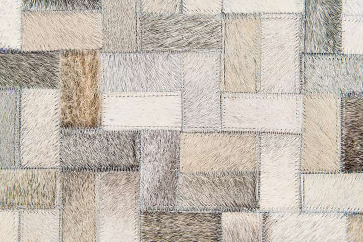 4' 1 x 6' 1 Cowhide Stocks Rug