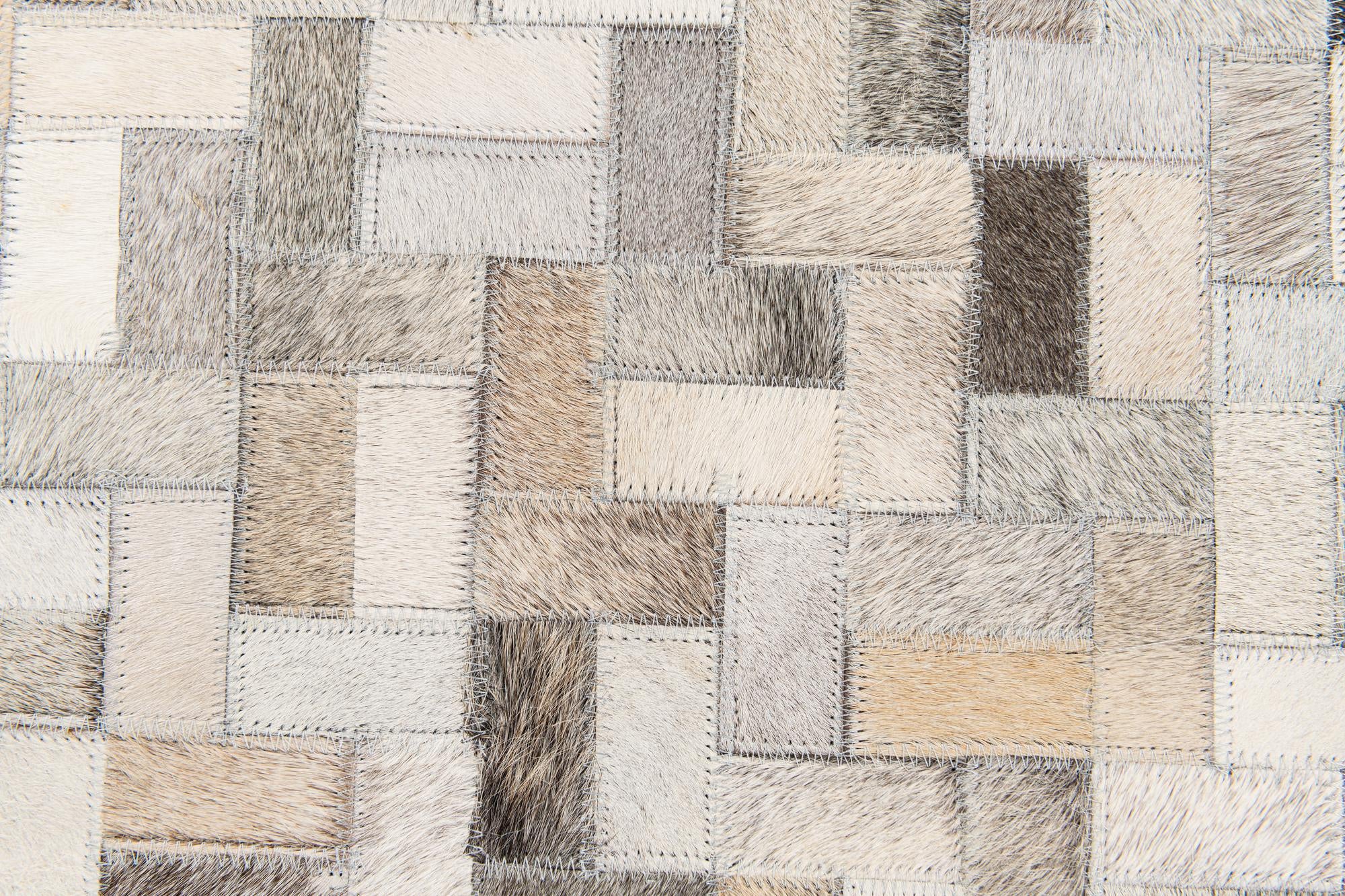 4' 1 x 5' 10 Cowhide Stocks Rug