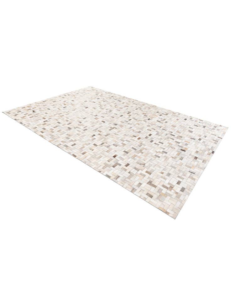 Detail image of 6' 8 x 9' 10 Cowhide Stocks Rug