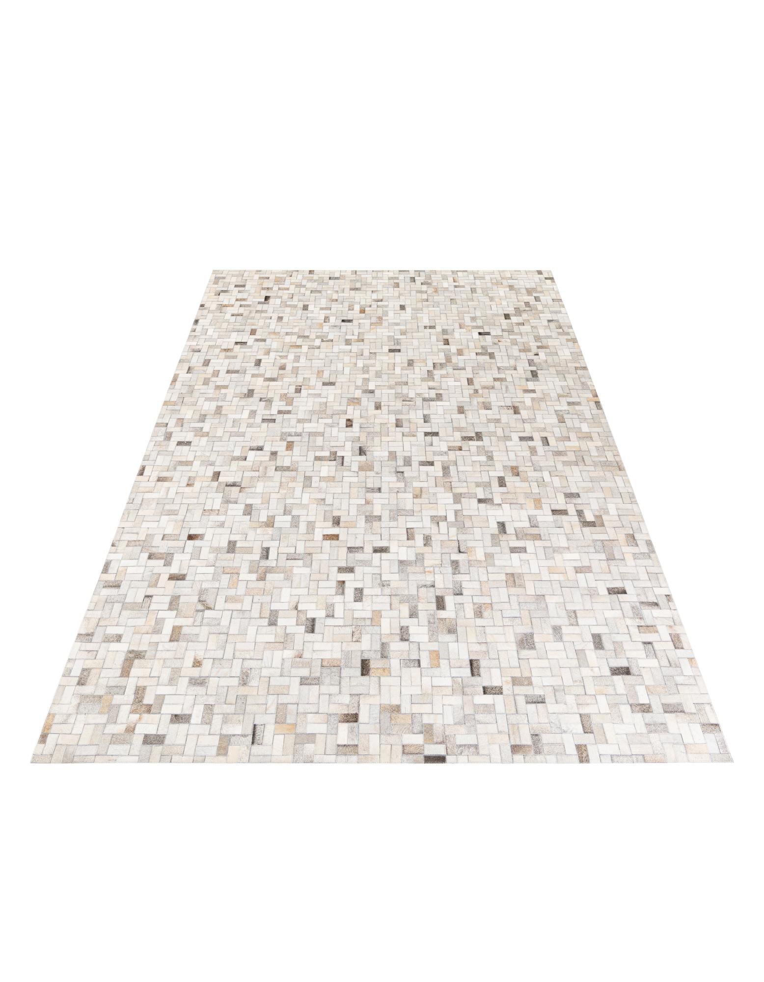 6' 8 x 9' 10 Cowhide Stocks Rug