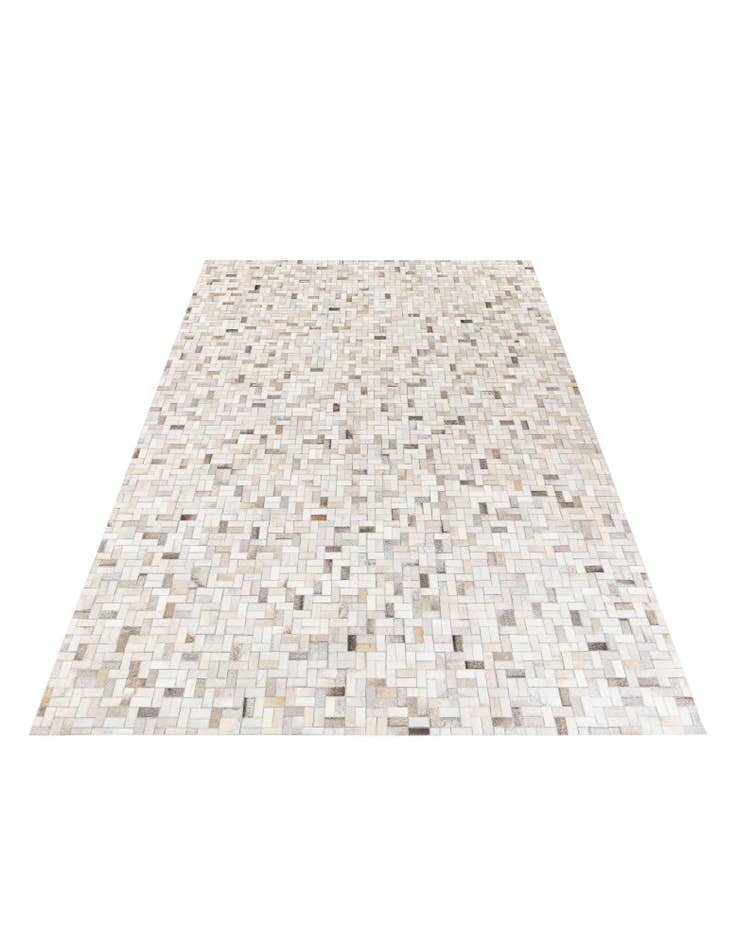 Detail image of 6' 8 x 9' 10 Cowhide Stocks Rug