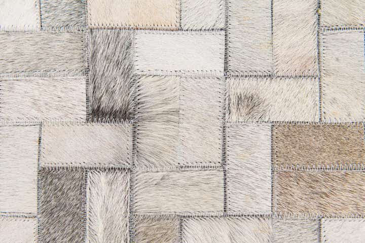 6' 8 x 9' 10 Cowhide Stocks Rug
