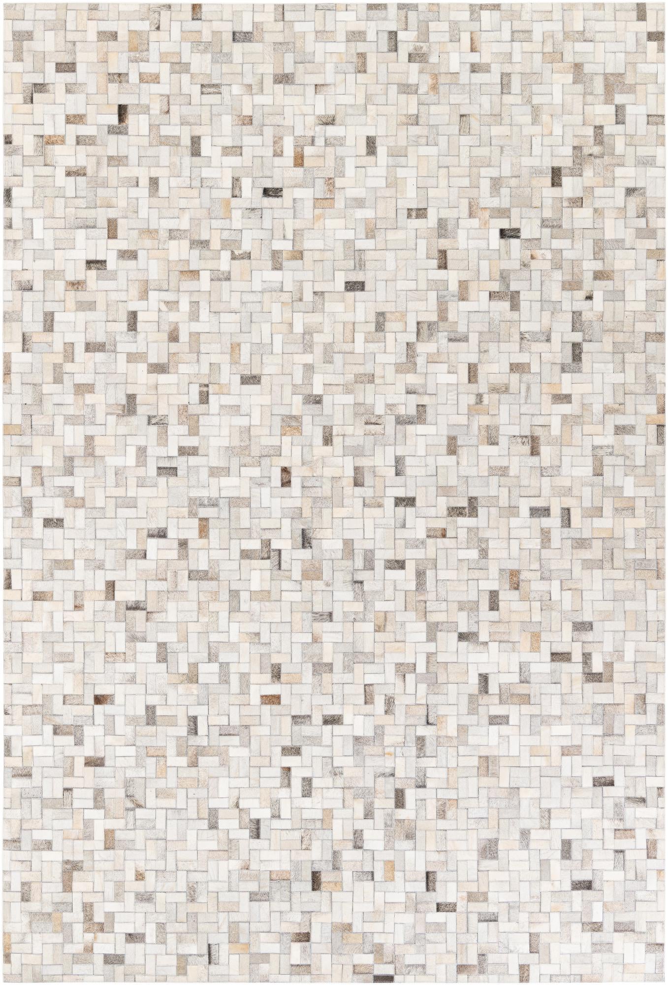 6' 8 x 9' 10 Cowhide Stocks Rug