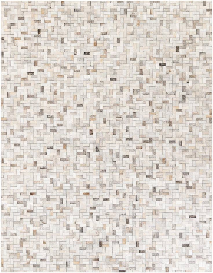 Detail image of 6' 8 x 9' 10 Cowhide Stocks Rug
