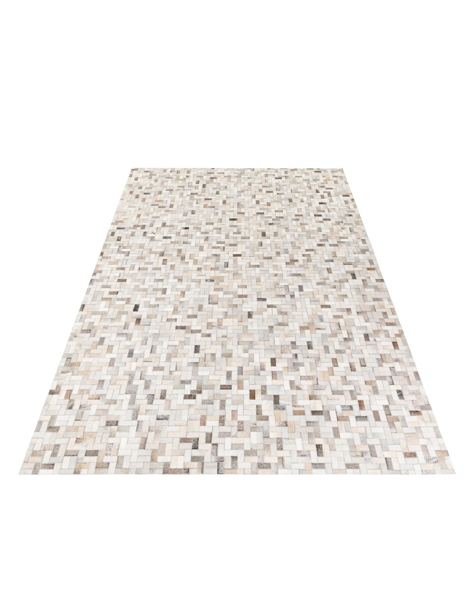 6' 7 x 9' 9 Cowhide Stocks Rug