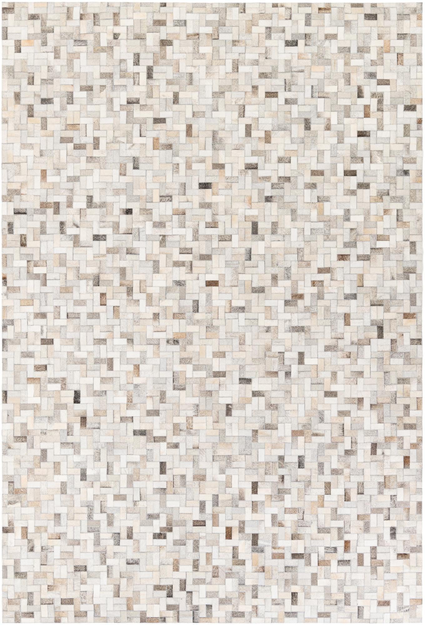 6' 7 x 9' 9 Cowhide Stocks Rug