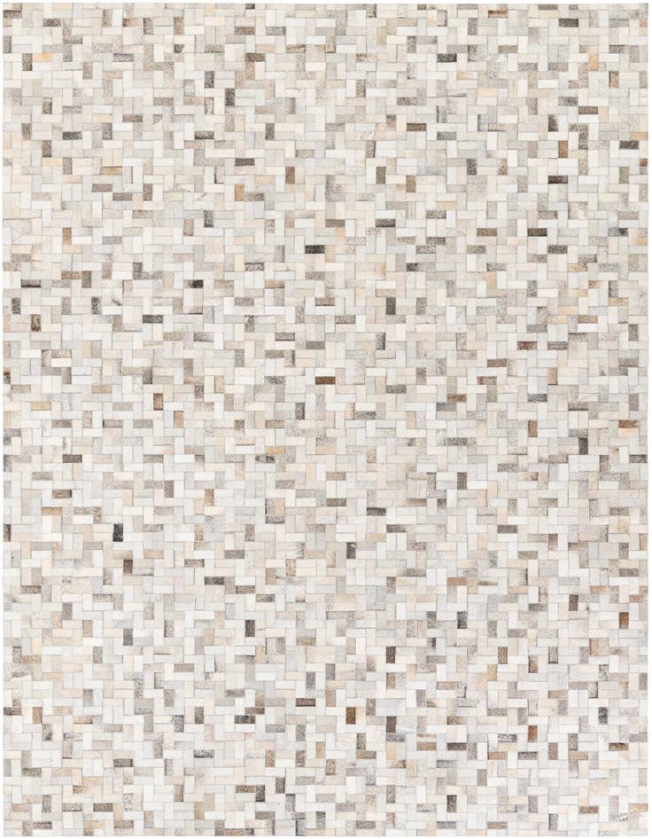 Detail image of 6' 7 x 9' 9 Cowhide Stocks Rug