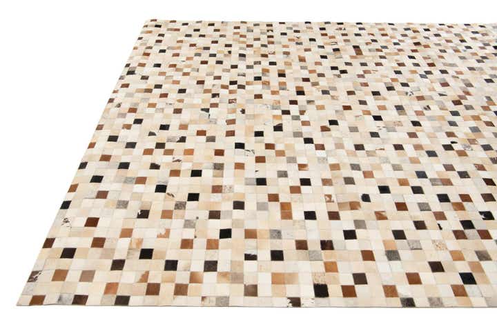 8' x 9' 9 Cowhide Stocks Rug