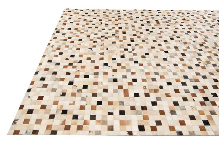Detail image of 8' x 9' 9 Cowhide Stocks Rug