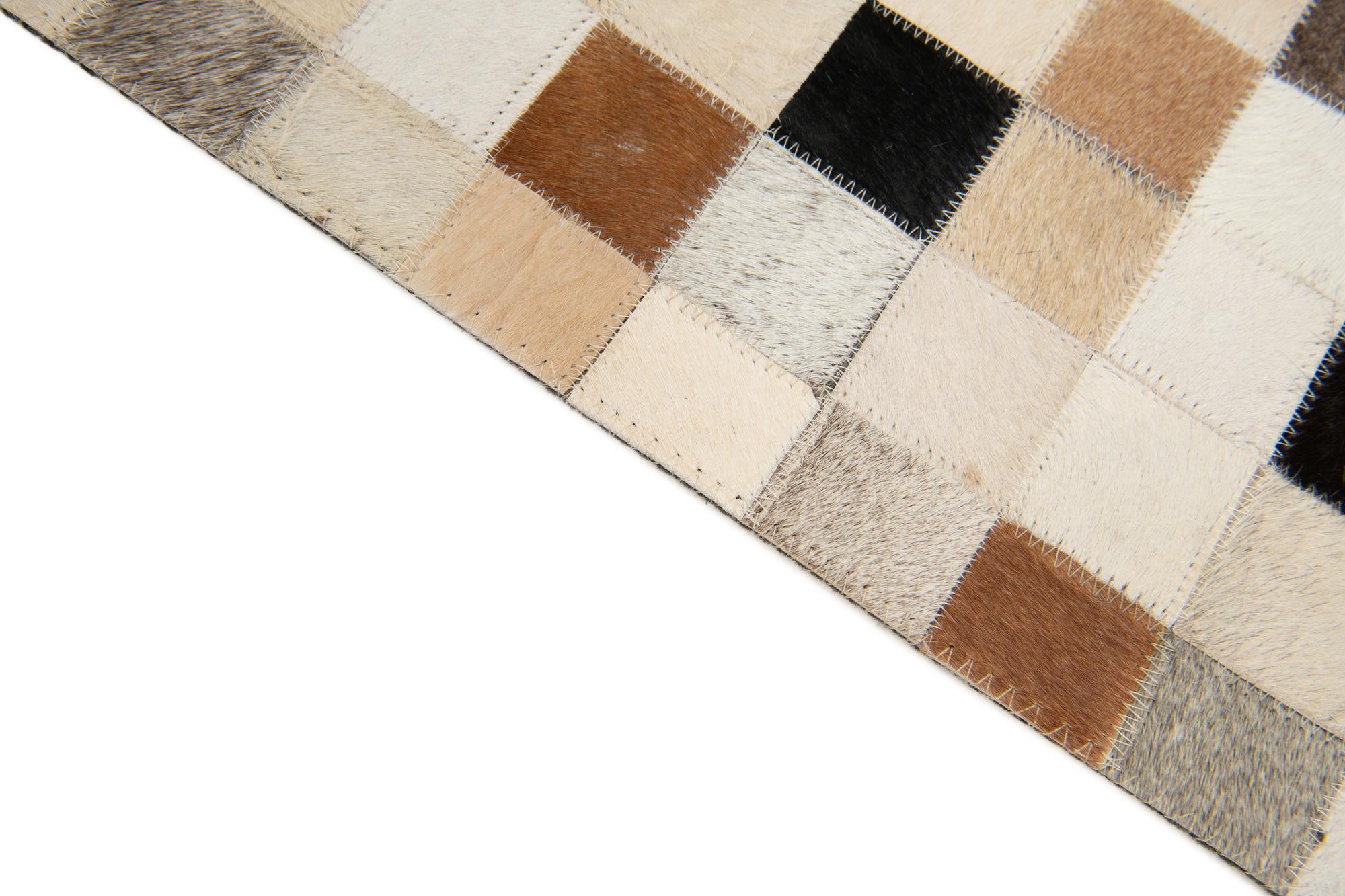 8' x 9' 9 Cowhide Stocks Rug