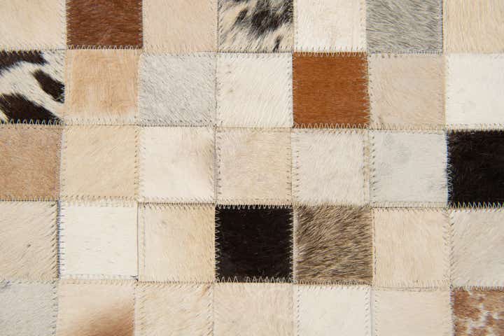 8' x 9' 9 Cowhide Stocks Rug