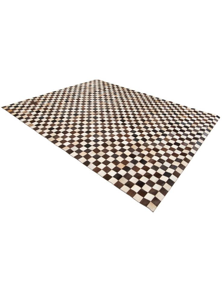 Detail image of 8' x 9' 10 Cowhide Stocks Rug