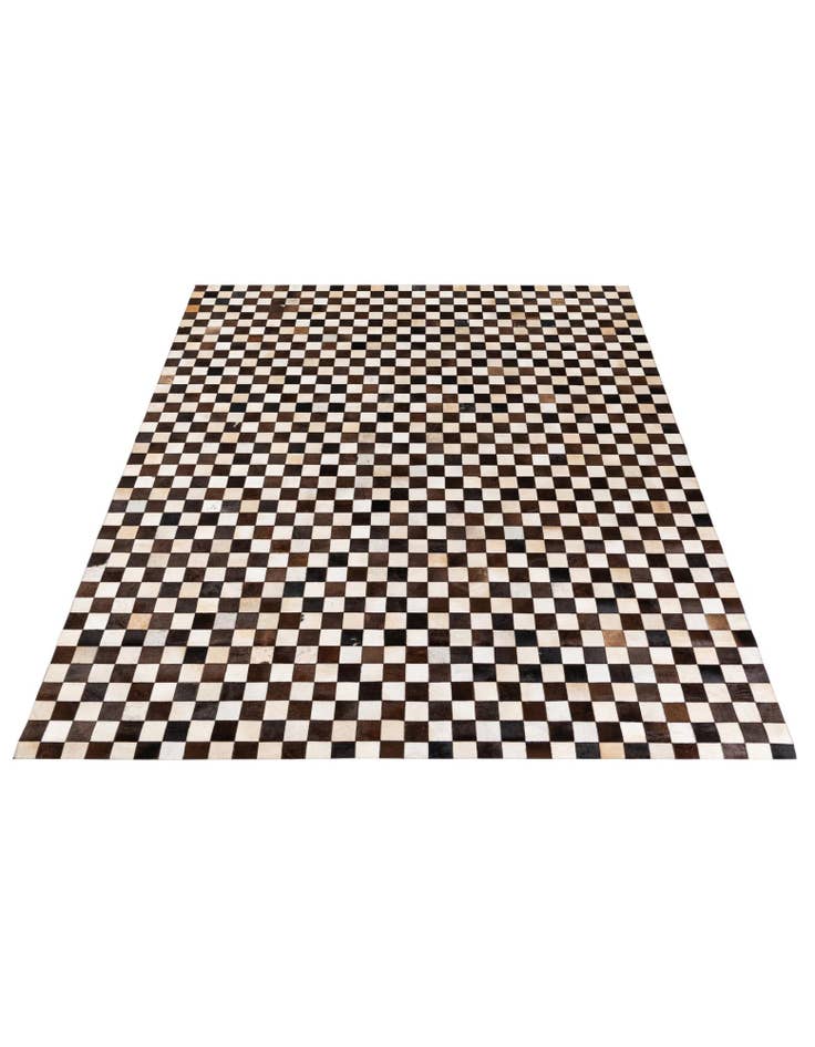 Detail image of 8' x 9' 10 Cowhide Stocks Rug