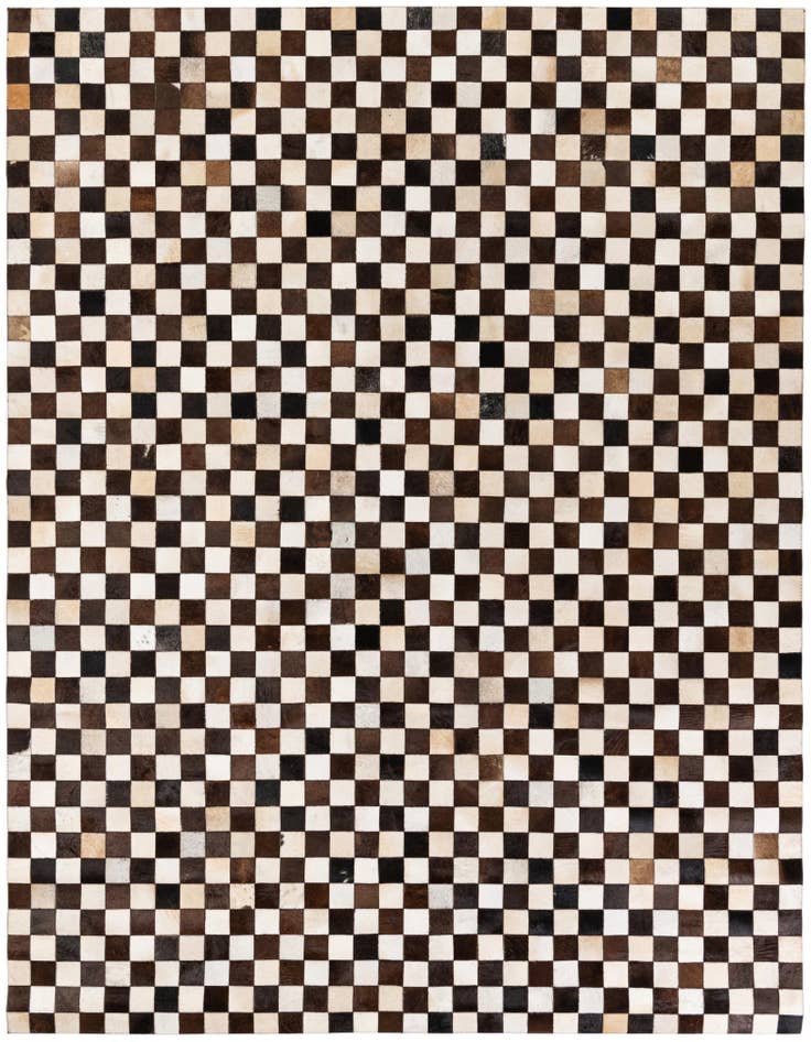 Detail image of 8' x 9' 10 Cowhide Stocks Rug