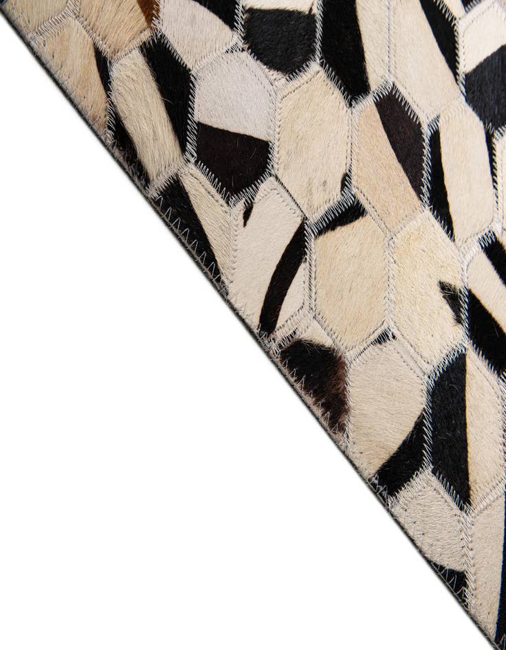 Detail image of 8' 1 x 9' 10 Cowhide Stocks Rug